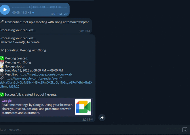 I built an agent to manage my Google calendar | By KS HAARIS LIE | Can,