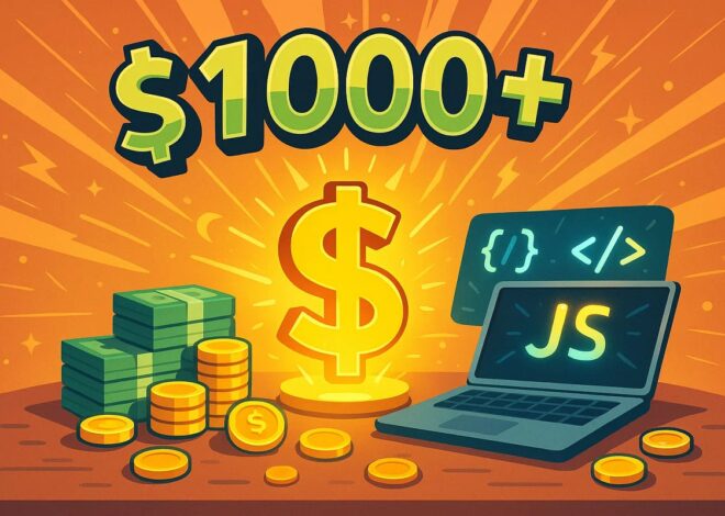 7 independent JavaScript projects which pay $ 1,000 + each | By Abdul Ahad | Seven. 2025