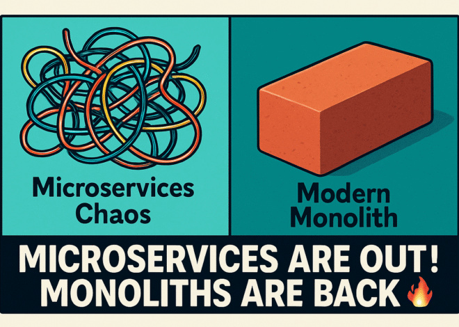 Microservices were a lie – the monolith was always right | through Kavya’s programming path | October 2025