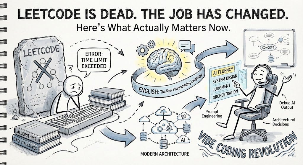 LeetCode is dead. The work has changed. Here’s what really matters now.