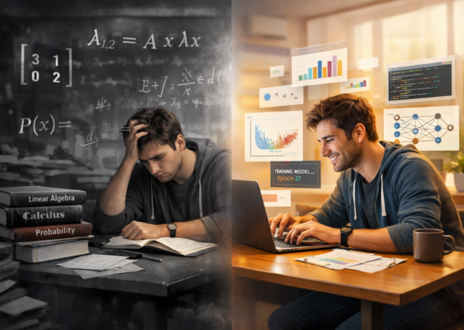 ML courses do not have math problems. They have a sequencing problem.