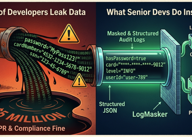 99% of Java Developers Leak Sensitive Data in Logs: Here’s What Senior Developers Are Doing Instead