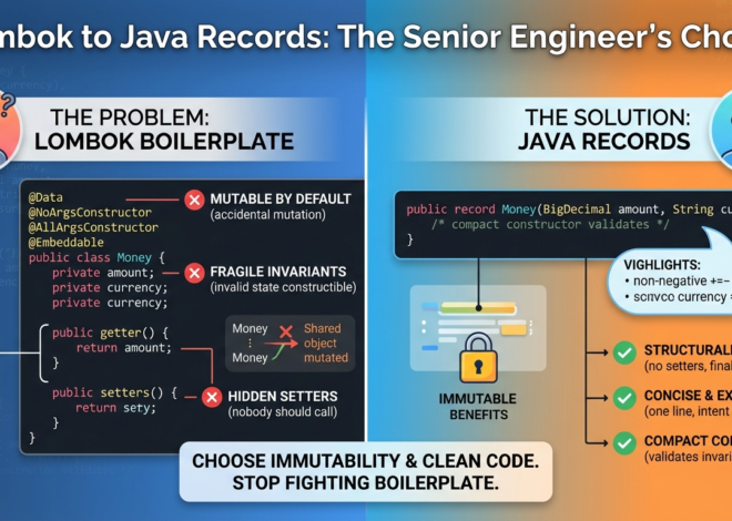 Stop Fighting Boilerplate with Lombok: 5 Java Record Patterns Senior Engineers Use Instead