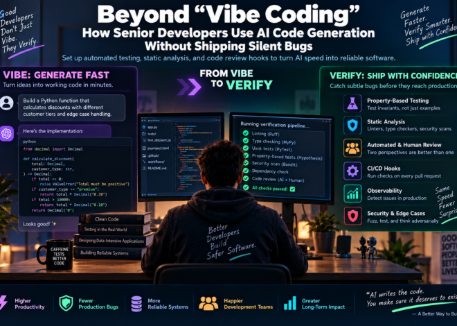 Beyond “Vibe Coding”: How Senior Developers Use AI Code Generation Without Shipping Silent Bugs