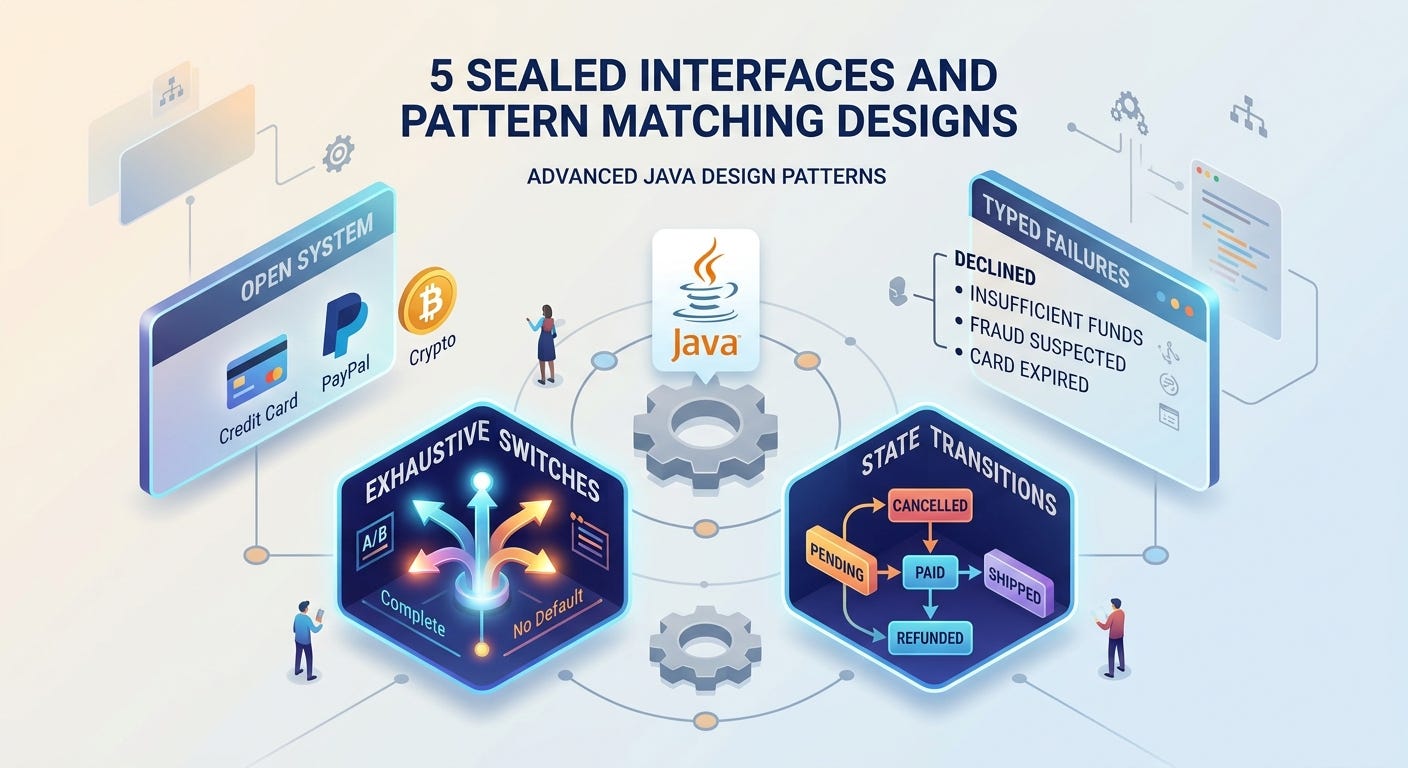 Stop Using Classes for Everything: 5 Sealed Interfaces and Pattern Matching Designs Senior Devs Use