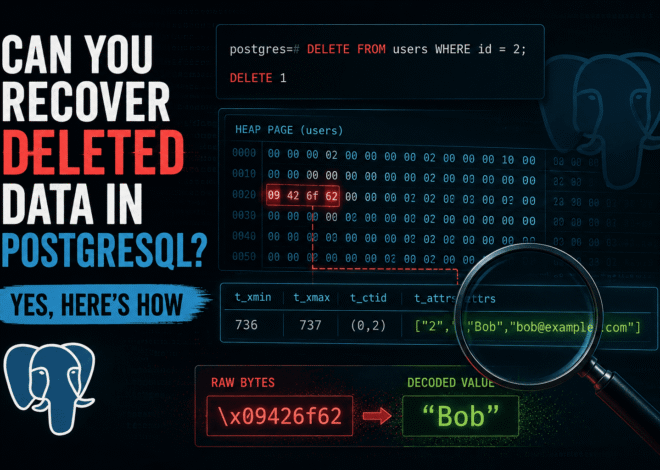 Can You Recover Deleted Data in PostgreSQL? Yes, Here’s How
